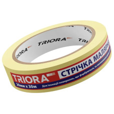 Малярная клейкая лента TM TRIORA 20 мм х 30м Малярная клейкая лента TM TRIORA 20 мм х 30м