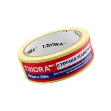 Малярна клейка стрічка TM TRIORA 30 мм х 20м Малярна клейка стрічка TM TRIORA 30 мм х 20м