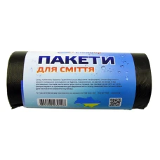 Пакети для сміття 60л (20) 60х70, 10мкм Пакети для сміття 60л (20) 60х70, 10мкм