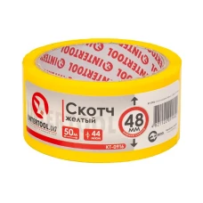 Скотч Intertool - 48мм x 50м x 44мкм жовтий Скотч Intertool - 48мм x 50м x 44мкм жовтий
