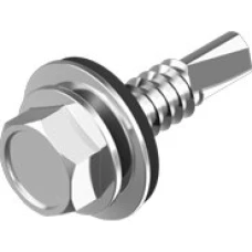 Гвинт TEX-H 5,5×25 з гумовою шайбою EPDM (ЦБ) Гвинт TEX-H 5,5×25 з гумовою шайбою EPDM (ЦБ)