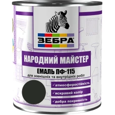 Емаль ПФ-115 ТМ "Народный мастер" 559 хакі 0,9 кг Емаль ПФ-115 ТМ "Народный мастер" 559 хакі 0,9 кг