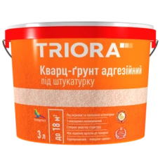 Кварц-ґрунт адгезійний під штукатурку TRIORA 10л Кварц-ґрунт адгезійний під штукатурку TRIORA 10л