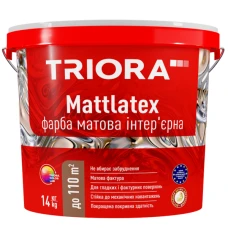 Краска Mattlatex матовая интерьерная 1,4 кг TM TRIORA Краска Mattlatex матовая интерьерная 1,4 кг TM TRIORA