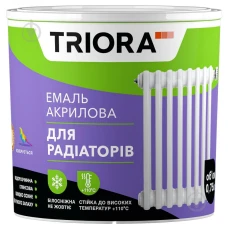 Эмаль для радиаторов белый глянец 0.4 л TM TRIORA Эмаль для радиаторов белый глянец 0.4 л TM TRIORA