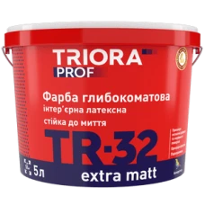Краска глубокоматовая интерьерная Triora TR-32 Extra Matt 10 л Краска глубокоматовая интерьерная Triora TR-32 Extra Matt 10 л