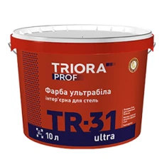 Краска ультрабелая интерьерная для потолков TR-31 ultra 10л TM TRIORA Краска ультрабелая интерьерная для потолков TR-31 ultra 10л TM TRIORA