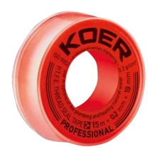 ФУМ стрічка для води Koer STP-11 PRO 15M x 0.2mm x 19mm ФУМ стрічка для води Koer STP-11 PRO 15M x 0.2mm x 19mm