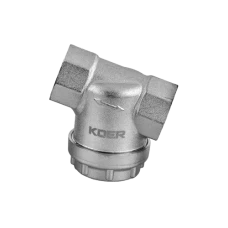 Фільтр грубої очистки KOER Ду 15 (1/2") прямий нікельований