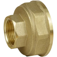 Муфта латунна перехідна Ду 50х25 ВВ посилена
