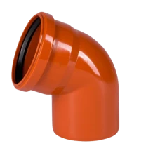 Коліно Ostendorf KG 110×45° ПВХ Коліно Ostendorf KG 110×45° ПВХ