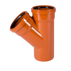 Тройник Ostendorf KG 110/110×45° ПВХ Тройник Ostendorf KG 110/110×45° ПВХ