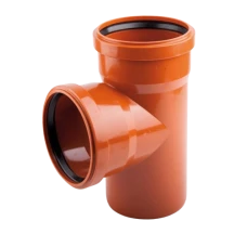 Трійник Ostendorf KG 110/110×87° ПВХ Трійник Ostendorf KG 110/110×87° ПВХ