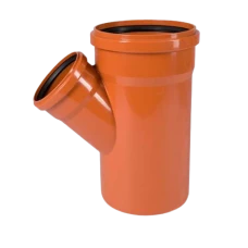 Трійник Ostendorf KG 160/110×45° ПВХ Трійник Ostendorf KG 160/110×45° ПВХ