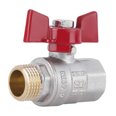 Кран шаровой 1" НВ бабочка (ABS) Кран шаровой 1" НВ бабочка (ABS)