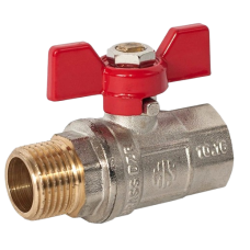 Кран шаровой НВ Ду 15 (1/2") бабочка (ASG) Кран шаровой НВ Ду 15 (1/2") бабочка (ASG)