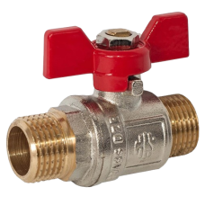 Кран шаровой НН Ду 15 (1/2") бабочка (ASG) Кран шаровой НН Ду 15 (1/2") бабочка (ASG)