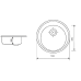 Кухонная мойка Zerix ZS-510R-03 черная 