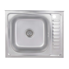 Мойка для кухни накладная Brinex 6050-L Satin 0,6 мм правое крыло Мойка для кухни накладная Brinex 6050-L Satin 0,6 мм правое крыло