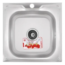 Кухонна мийка накладна Zerix Z5050-06-160E (Satin) Кухонна мийка накладна Zerix Z5050-06-160E (Satin)