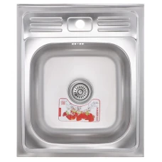 Кухонна мийка накладна Zerix Z5060-06-160E (Satin) Кухонна мийка накладна Zerix Z5060-06-160E (Satin)
