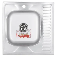 Кухонна мийка накладна Zerix Z6060L-06-160MD Кухонна мийка накладна Zerix Z6060L-06-160MD