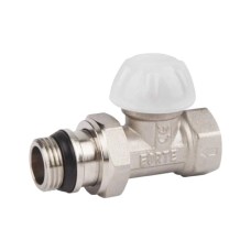 Кран радиаторный SD Forte Powerful SF231W15 1/2" прямой с системой антипротекания Кран радиаторный SD Forte Powerful SF231W15 1/2" прямой с системой антипротекания