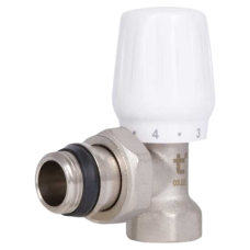 Кран радиаторный SD Plus SD228W15 1/2" ВН угловой с системой антипротекания Кран радиаторный SD Plus SD228W15 1/2" ВН угловой с системой антипротекания