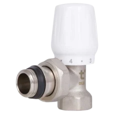 Кран радіаторний SD Plus SD228W15 1/2" ВЗ кутовий з антипротіканням Кран радіаторний SD Plus SD228W15 1/2" ВЗ кутовий з антипротіканням