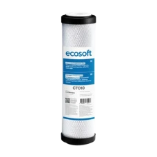 Картридж зі спресованим активованим вугіллям Ecosoft 2,5"x10" Картридж зі спресованим активованим вугіллям Ecosoft 2,5"x10"