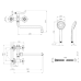 Змішувач для ванни Lamb 1401 Chrome Змішувач для ванни Lamb 1401 Chrome