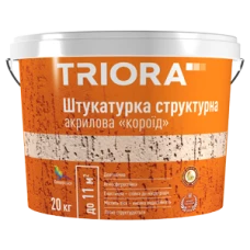Штукатурка структурна акрилова короїд 1-1,5мм TRIORA 20 кг Штукатурка структурна акрилова короїд 1-1,5мм TRIORA 20 кг