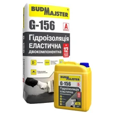Гідроізоляція двокомпонентна еластична G-156 BudMajster (17,5 кг+5 л) Гідроізоляція двокомпонентна еластична G-156 BudMajster (17,5 кг+5 л)