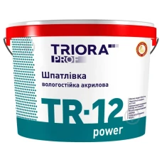 Шпаклівка TRIORA TR-12 power вологостійка 16 кг