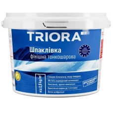 Шпаклівка фінішна тонкошарова 16 кг TRIORA