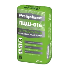 Штукатурка фасадна ПЦШ-016-М POLIPLAST сіра 25 кг Штукатурка фасадна ПЦШ-016-М POLIPLAST сіра 25 кг