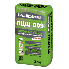 Штукатурка полимерцементная армированная ПЦШ-009 POLIPLAST 25 кг Штукатурка полимерцементная армированная ПЦШ-009 POLIPLAST 25 кг