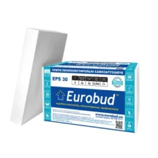 Пінопласт EPS-30 EUROBUD (9 кг/м3) 1000х500х100 / ціна за 1шт. Пінопласт EPS-30 EUROBUD (9 кг/м3) 1000х500х100 / ціна за 1шт.