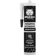 Герметик бітумний морозостійкий GRIZZLY adhesive 280 мл чорний