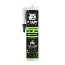 Герметик силіконовий універсальний GRIZZLY adhesive 280 мл білий Герметик силіконовий універсальний GRIZZLY adhesive 280 мл білий