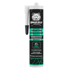Герметик силіконовий універсальний GRIZZLY adhesive 280 мл коричневий