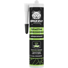 Герметик силіконовий універсальний GRIZZLY adhesive 280 мл прозорий Герметик силіконовий універсальний GRIZZLY adhesive 280 мл прозорий
