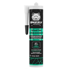 Герметик силіконовий універсальний GRIZZLY adhesive 280 мл сірий Герметик силіконовий універсальний GRIZZLY adhesive 280 мл сірий
