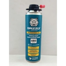 Очищувач монтажної піни PROFESSIONAL ТМ GRIZZLY, 650мл Очищувач монтажної піни PROFESSIONAL ТМ GRIZZLY, 650мл