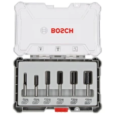 Набор пазовых фрез Bosch 8 мм, 6 шт Набор пазовых фрез Bosch 8 мм, 6 шт