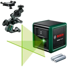 Лазерний нівелір Bosch Quigo Green з тримачем MM 2 та адаптером Лазерний нівелір Bosch Quigo Green з тримачем MM 2 та адаптером