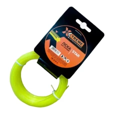 Леска для мотокосы X-TREME 2,4 мм х 15 м, желтая Леска для мотокосы X-TREME 2,4 мм х 15 м, желтая