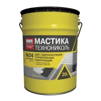 Мастика гидроизоляционная ТЕХНОНИКОЛЬ №24 (МГТН)20кг Мастика гидроизоляционная ТЕХНОНИКОЛЬ №24 (МГТН)20кг