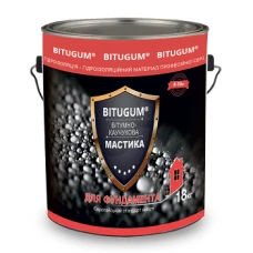 МАСТИКА БИТУМНО-КАУЧУКОВАЯ ДЛЯ ФУНДАМЕНТА BITUGUM (18кг) МАСТИКА БИТУМНО-КАУЧУКОВАЯ ДЛЯ ФУНДАМЕНТА BITUGUM (18кг)