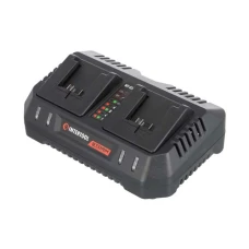Устройство зарядное для аккумуляторов Li-ion 20 В, два терминала зарядки INTERTOOL Устройство зарядное для аккумуляторов Li-ion 20 В, два терминала зарядки INTERTOOL